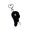 Black, variant on Retro Angel Wing And Star Keyring Elegant Jewelry Accessory Bag Decoration With Rhinestones Detail For Gift