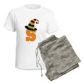 thumbnail image 5 of CafePress - Halloween Letter S Witch Monogram Women's Light Pa - Women's Short Sleeve Print T-Shirt and Pants Light Cotton Pajama Set, 5 of 7