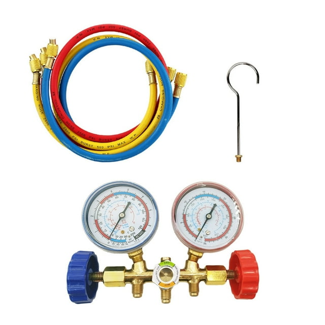 Manomètre de Réfrigérant R134A Ensemble de Réfrigération pour Climatiseur Outils de Climatisation pour R12 R22 R404A R134A