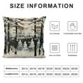 thumbnail image 5 of YINGXI Winter Decorative Throw Pillow Covers, Christmas Outdoor Pillowcase, Get Cozy Cushion Case Home Decor 24x24in, 5 of 5