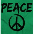 thumbnail image 2 of Hippie Peace Sign Make Love Not War Long Sleeve TShirt Men Women Brisco Brands S, 2 of 6