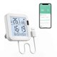 thumbnail image 1 of WiFi Indoor Thermometer and Hygrometer, Humidity Sensor with Backlight, Data Logging Display, Hygrometer for Baby Room, Home Thermometer (8cm x 8cm), 1 of 5