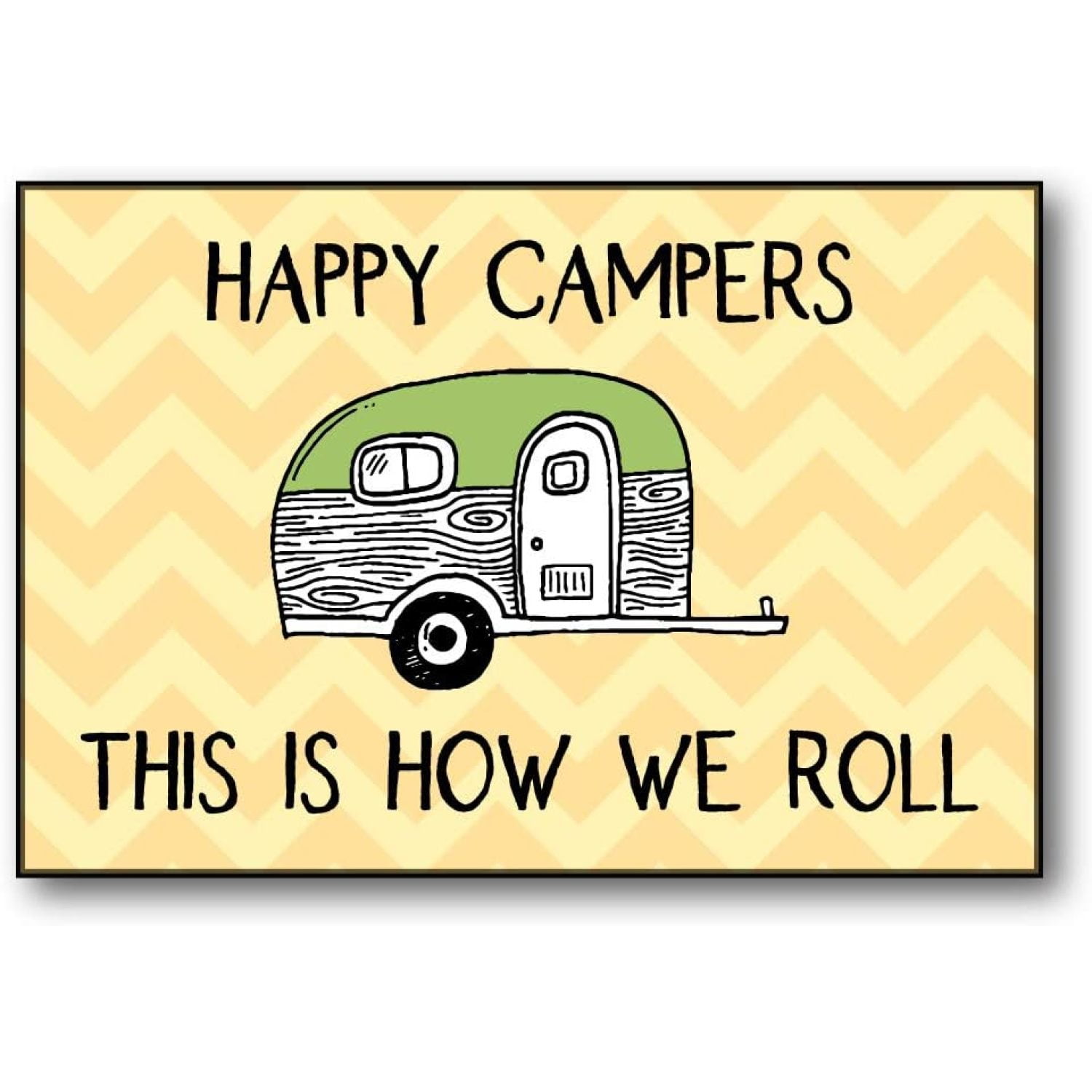 ZQRPCA Large Door Mats RV Door Mat Camper Floor Mat 24x36 (This is How