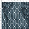 thumbnail image 2 of Soimoi Blue Fabric - By the Yard - 42 Inch Wide - Stripe & Diamond Geometric Print Fabric - Modern and Chic Fusion for Stylish Creations Printed Fabric, 2 of 6