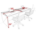 thumbnail image 2 of Two Person Modern No Panel Office Workstation Desk Set, #OT-SUS-SPN5, 2 of 2