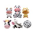 thumbnail image 1 of Set de globos de aluminio con forma de vaca, dibujos animados en 3D, de pie, 6 unidades, 1 of 2