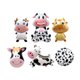 thumbnail image 1 of Set de globos de aluminio con forma de vaca, dibujos animados en 3D, de pie, 6 unidades, 1 of 2