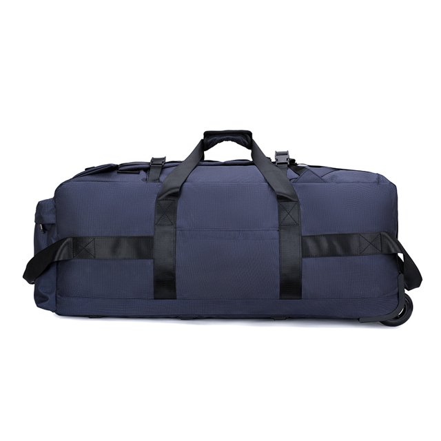 Bolsa de viaje plegable con ruedas para acampar al aire libre, senderismo, coche, bolsas de lona, equipaje, bolso móvil, mochila grande de almacenamiento deportivo para Fitness