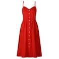 thumbnail image 1 of Vestido casual de verano para mujer Vestido largo de playa Vestido de verano floral bohemio Adepaton CJWUS-5174, 1 of 2