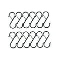 thumbnail image 4 of jifeng 12 Pieces Metal S Hooks 3.6 inch Kitchen Pot Rack Hooks Hats Kitchen Utensil Black, 4 of 9