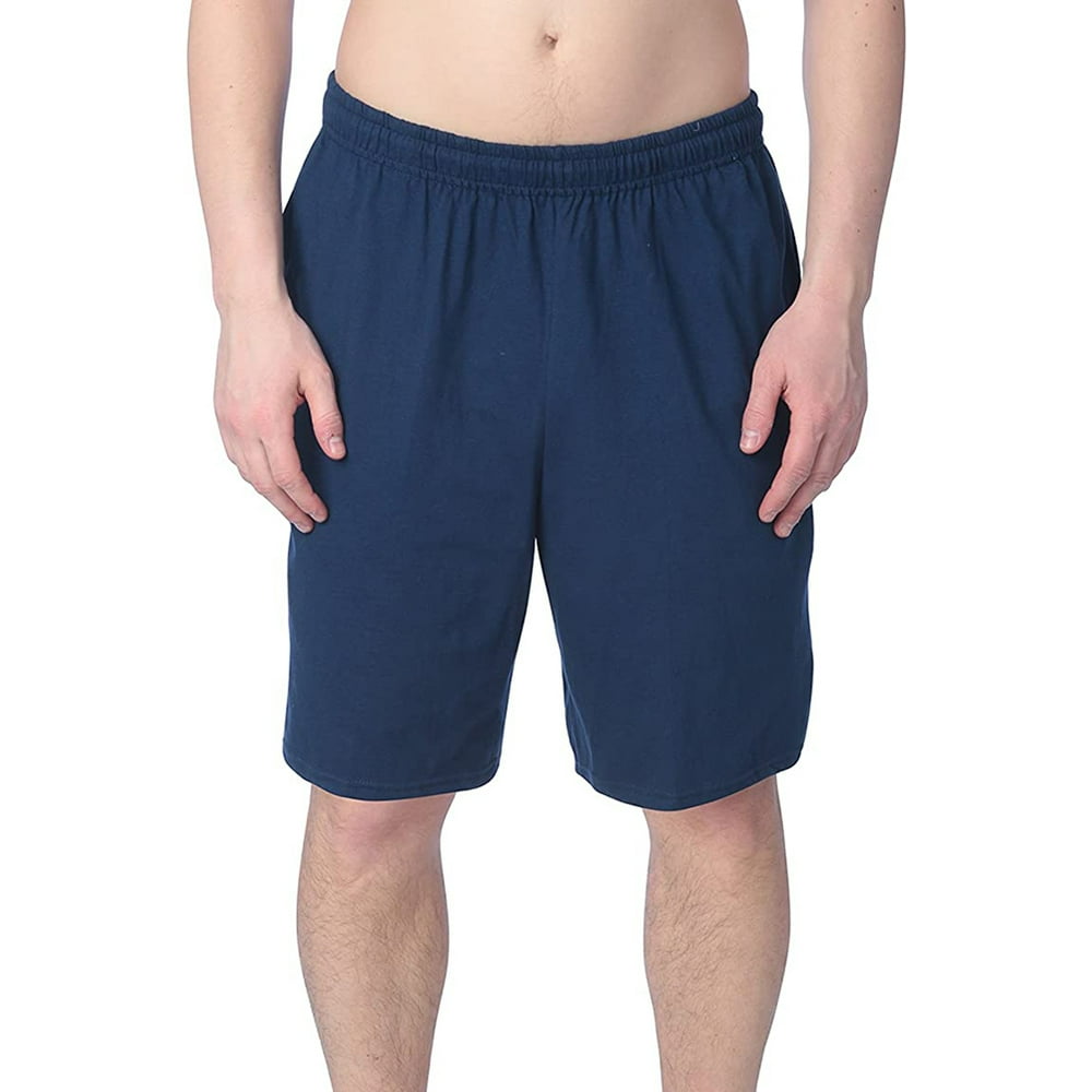 Fruit of the Loom Men's Athletic Wear 2 Pocket Drawstring Jersey Shorts