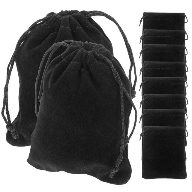 unbranded 10Ud Bolsa De Regalo Para Joyería Con Ligero Y De Cordón Fácil