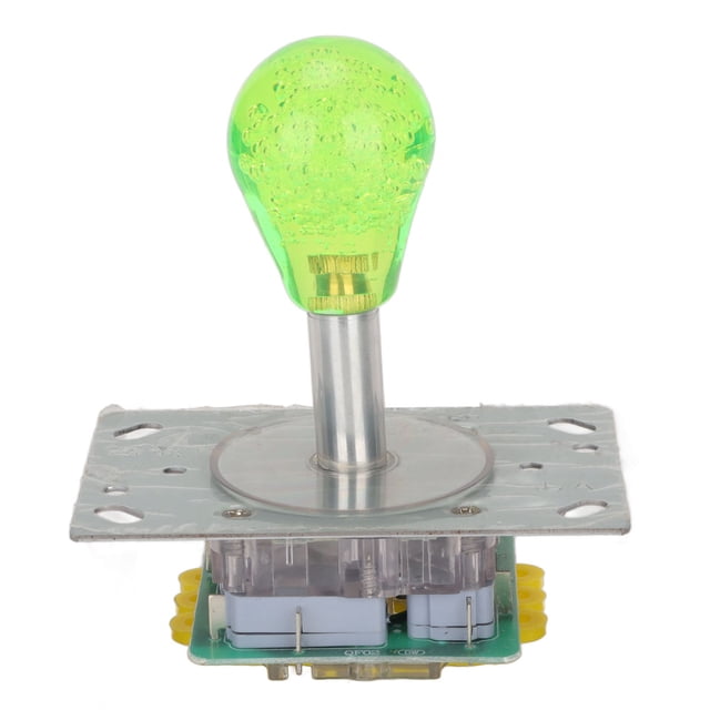 Kit de Joystick Arcade, Joystick Ovale 5 Broches LED Coloré Illuminé Stable Entièrement Automatique pour Machine à Poupées