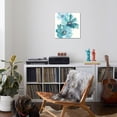 thumbnail image 4 of Art.com Teal Cosmos IV Stretched Canvas Print Wall Art by Chris Paschke, 24" x 24", 4 of 4
