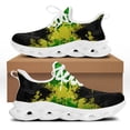 thumbnail image 1 of Zapatillas de deporte con plataforma y estampado de la bandera de Jamaica para mujer, zapatos de malla, zapatos planos ligeros con cordones para mujer, 1 of 6