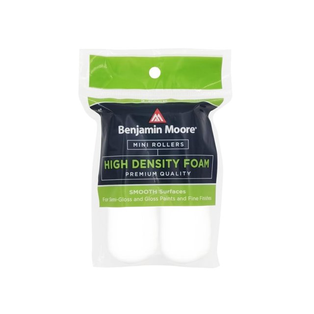 Mini rodillo de espuma Benjamin Moore 10 cm paquete de 2