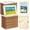 Rectangular Shape-35Pack, variant on Wave Shape 15Pack 4x6 Inch Unfinished Wooden Picture Frames for Crafts and DIY Decor