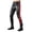 Red, variant on Men's Full-Length Motorcycle Biker Pants Stretchy PU Faux Leather with Color-Block Patchwork Cone-Shaped Slim Fit Outdoor Casual Trousers