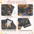 thumbnail image 4 of FORMRS Kids Short Sleeve Top and Pants Pajama Set Unisex Satin 2-Piece Sleepwear, Sizes 5-6Y, Halloween Houses Pattern, 4 of 8