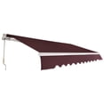 thumbnail image 6 of Cfowner 13'× 8' Retractable Patio Awning, Sun Shade Awning Cover with Manual Crank Handle, 6 of 7