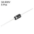thumbnail image 2 of Uxcell 1N5406 Schottky Rectifier Diode 3A 600V shaft Guard Diodes 5 Pack, 2 of 2