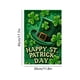 thumbnail image 3 of Decoraciones para el Día de San Patricio, Accesorios para el Día de San Patricio, Regalos para el Día de San Patricio. Bandera de jardín de doble cara con diseño de "Feliz Día de San Patricio", bander, 3 of 6