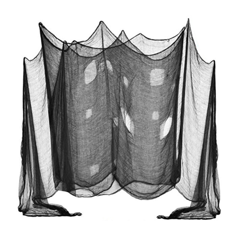 Halloween Creepy Cloth Black 78×196inch Halloween Decorations