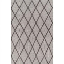 Erin Gates by Momeni Langdon Spring Charcoal Hand Woven Wool Area Rug 2' X 3'