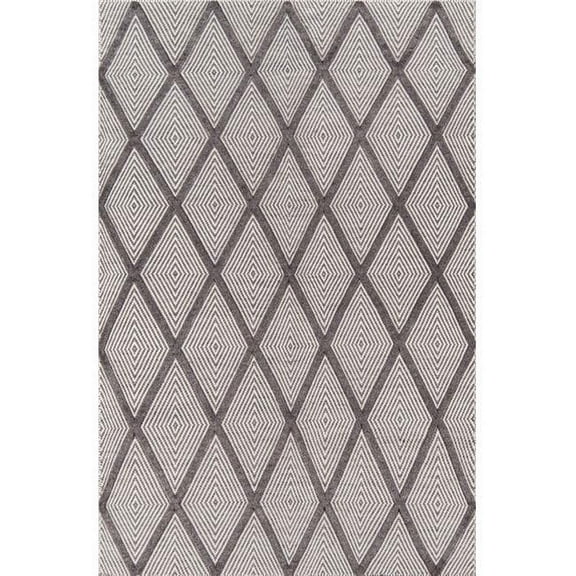 Erin Gates by Momeni Langdon Spring Charcoal Hand Woven Wool Area Rug 2' X 3'