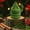 Green, variant on Tuscom Waving Santa Claus Figurine with Rocking Motion, Battery or USB Powered Christmas Decoration, Festive Holiday Decor, Compact 6.69 Inch Santa Claus Rocker Toy for Seasonal Party Display