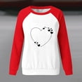 thumbnail image 4 of Aofany Women Valentines Day Pullover Sweatshirts Long Sleeve Love Heart Sweater Crewneck Casual Tops T-Shirts, Valentine's Day Shirts for Women, 4 of 4