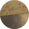 thumbnail image 1 of Ahgly Company Indoor Round Patterned Bronze Brown Area Rugs, 6' Round, 1 of 1