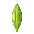 thumbnail image 1 of Vickerman M183254M 8 in. Celadon Matte Line Finial Ornament  4 per Bag, 1 of 3