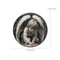 thumbnail image 3 of Ovzne 20x20cm Thickened Round Aluminium Decorative Pendant Suitable For Home Decoration Home Furnishings On Clearance, 3 of 8