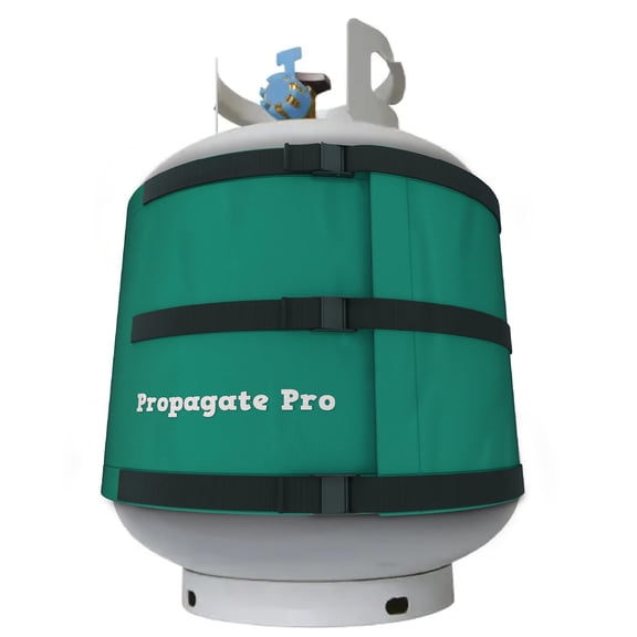 20 Pound Propane Gas LP Cylinder Tank Heater by Propagate Pro | 110V Heating Wrap for 5 Gallon Buckets 30, 40 LB, Insulated Protective Cover Safely Heats for Year Round Use 120V (5GAL-20LB/LP) …