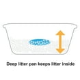 thumbnail image 5 of Richelle Paw Trax Wide Cat Litter Box Pan in Brown, Rectangular Cat Litter Pan with Scoop, 5 of 5