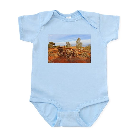 CafePress - Old Wagon, Outback Australia Body Suit - Baby Light Bodysuit, Size Newborn - 24 Months