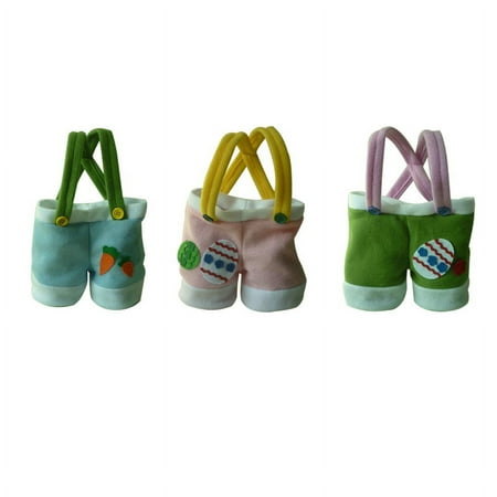 3 Pcs Easter Bunny Pants Shaped Candy Bag Lovely Easter Candy Handbags Portable Gift Bags;3 Pcs Easter Bunny Pants Shaped Candy Bag Easter Candy Handbags Gift Bags