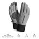 thumbnail image 3 of Guantes de ciclismo para hombre Guantes de invierno antideslizantes Fleece TouchScreen (Gris L), 3 of 8