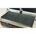 thumbnail image 4 of 3500W Commercial 2 Plate Sandwich Press Grill Griddle, Panini Maker Grooved Surface, Electric Sandwich Grill Grooved, 4 of 12