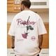 thumbnail image 3 of Camiseta con gráfico de letras góticas y rosas de verano para hombre, camiseta de algodón de manga corta a la moda de hip hop, camisetas con estampado de ropa urbana Y2K de gran tamaño, 3 of 5