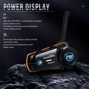 Fodsports FX8 Pro Motorcycle Helmet Intercom Bluetooth Headset with FM Radio for 8 Riders 1000m Wireless Communication System