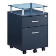 thumbnail image 1 of Scranton & Co 2 Drawer Wood Mobile File Cabinet in Graphite, 1 of 4