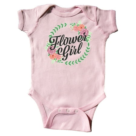 

Inktastic Flower GIrl with Flower Circle Gift Baby Girl Bodysuit
