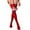Christmas Red, variant on Women's Thigh High Stockings Lace Top Sheer Thigh High Silk Stockings Over The Knee Socks