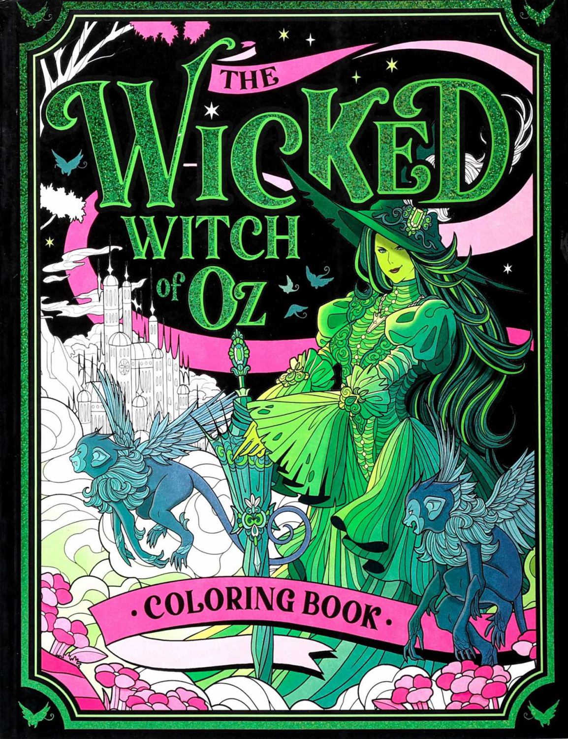 The Wicked Witch of Oz Coloring Book, 96 pages (Paperback)