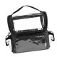thumbnail image 4 of Estuche para brochas de maquillaje con asa, portátil, con divisor extraíble, impermeable, transparente Negro, 4 of 9