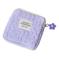 thumbnail image 4 of Esquirla Sanitary Napkin Storage Bag Compact Small Cosmetic Bag for Ladies Girls Coin Purple, 4 of 8