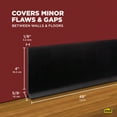 thumbnail image 3 of M-D Building Products 76160 4 in. x 48 in. Black Commercial Grade Vinyl Wall Base, 3 of 7