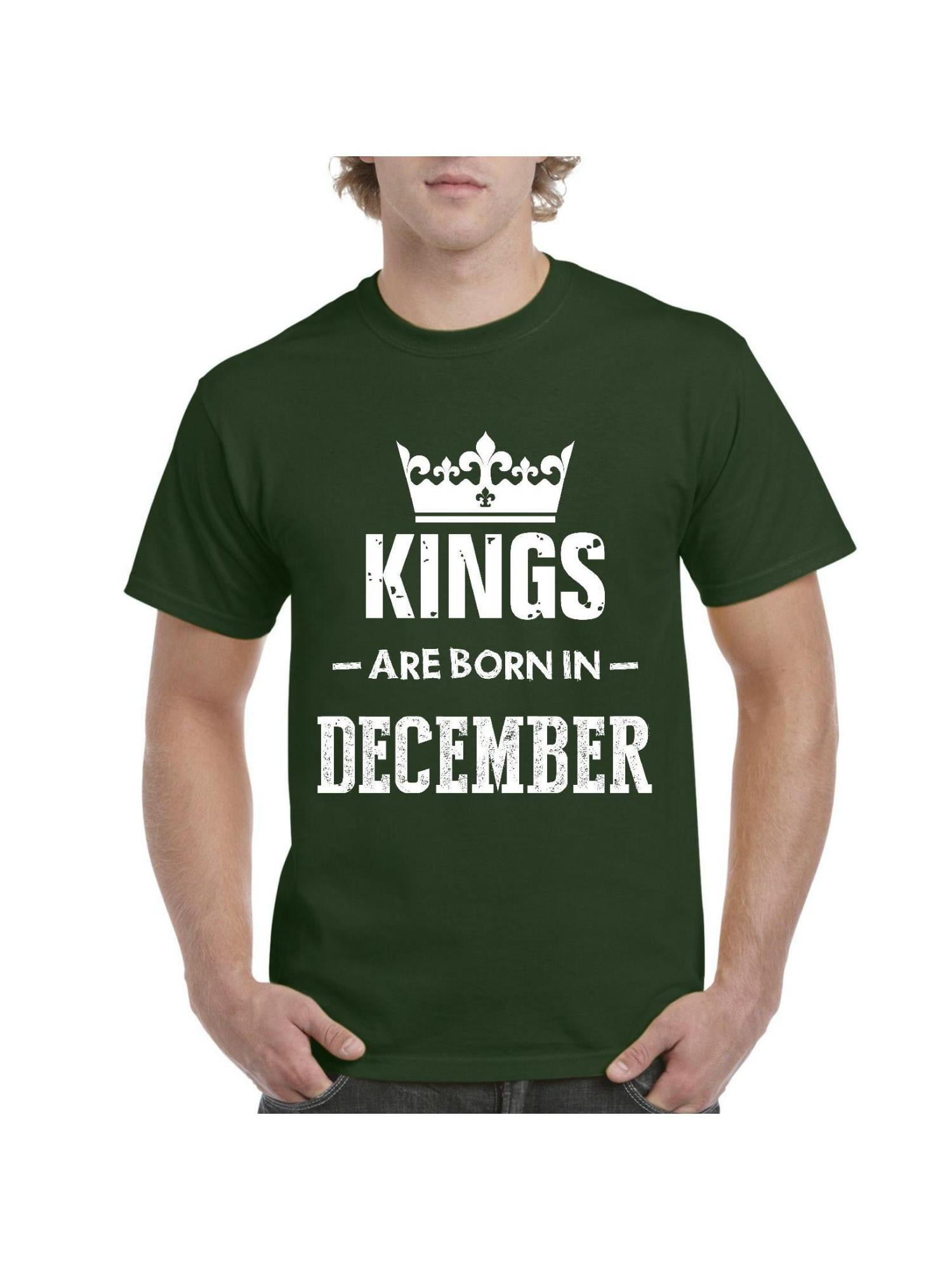 kings are born in december t shirt